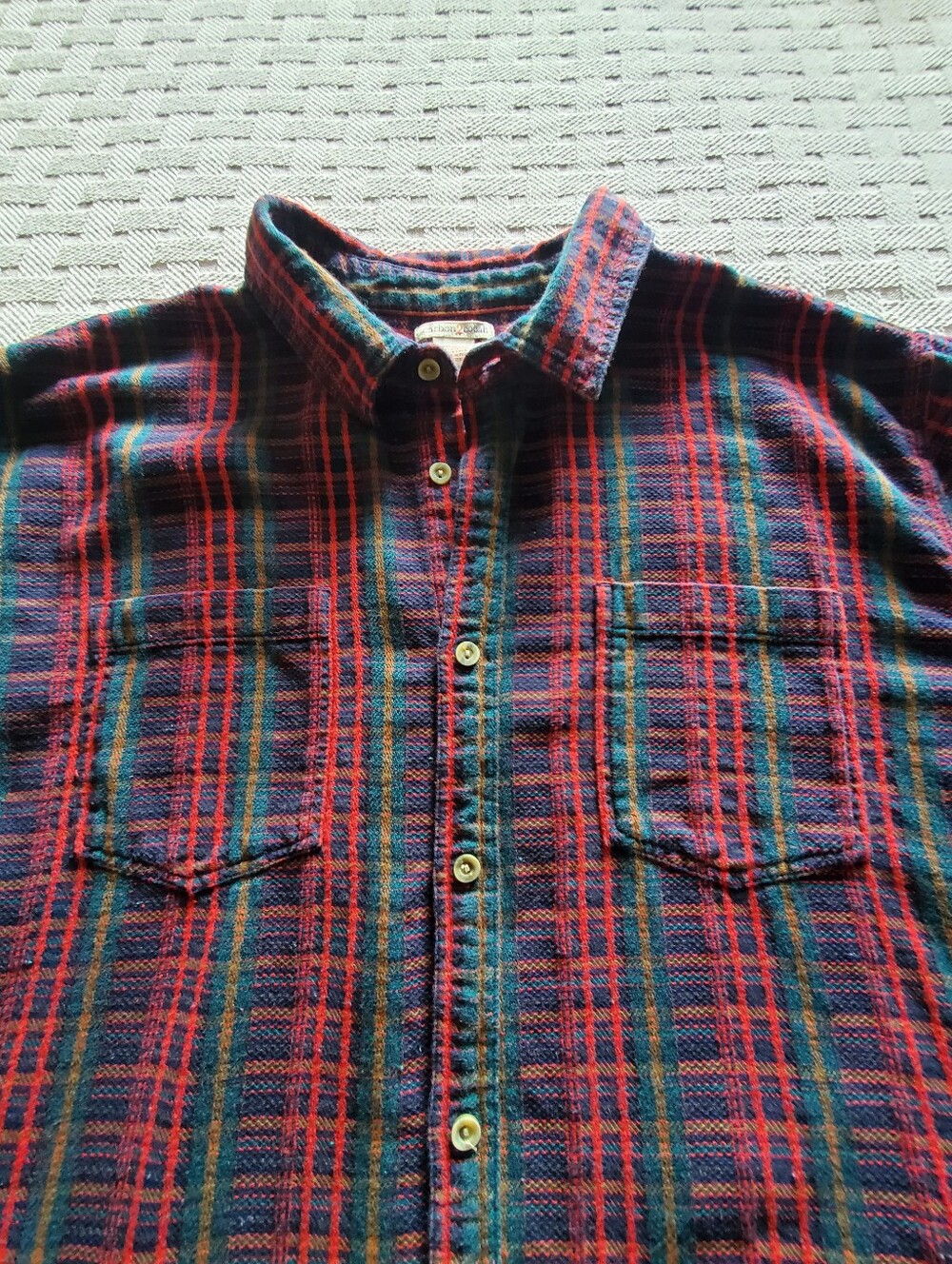 Carbon 2 Cobalt Men's Upper Echelon Plaid Flannel Shacket Shirt Jacket XL - Picture 7 of 13